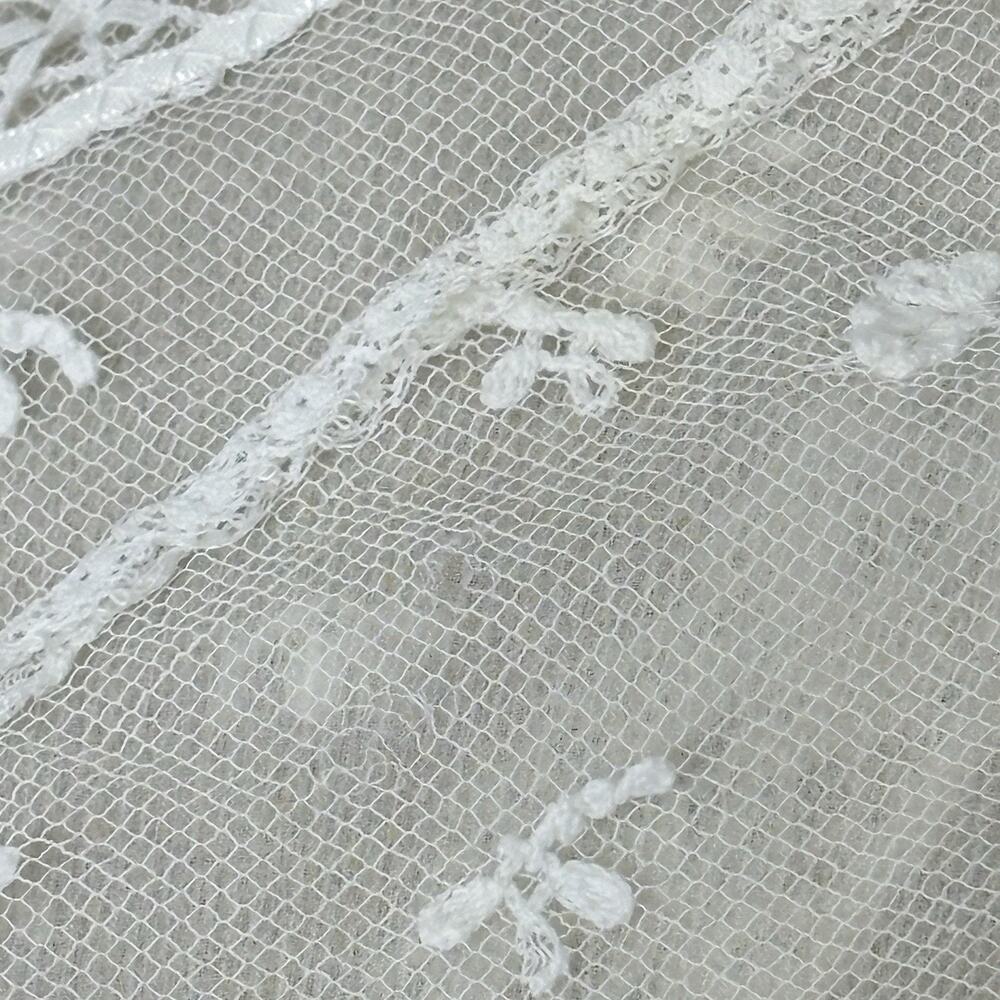 Antique 1920s Lace Edwardian Blouse Bridal Lingerie Ivory Romantic Size S - Picture 9 of 14